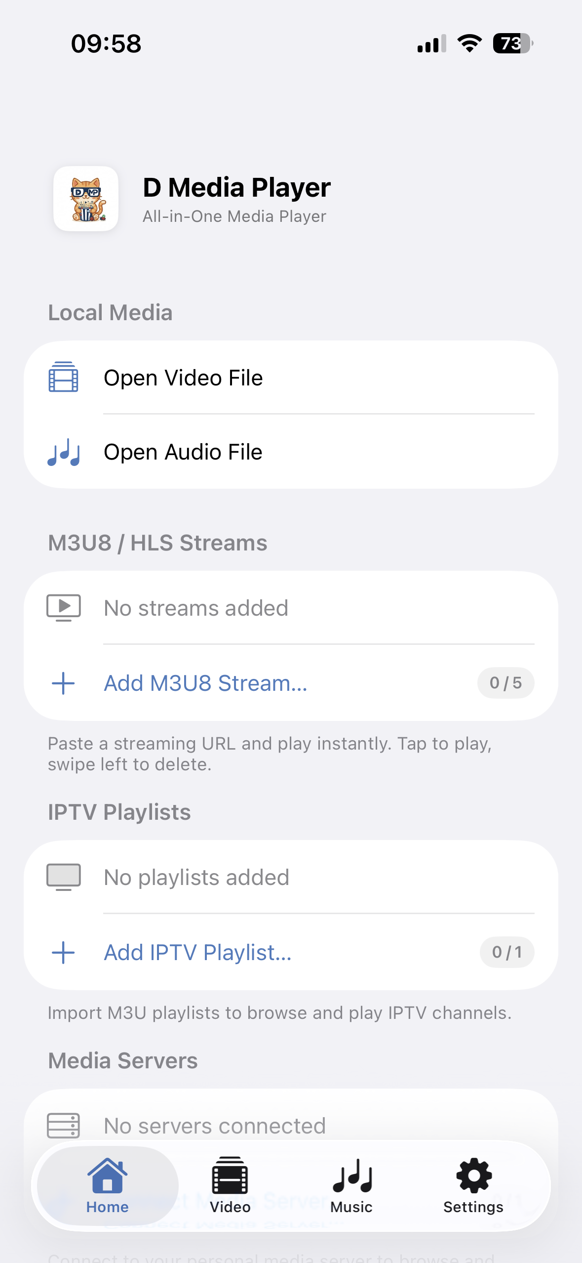 Home Screen - All Features