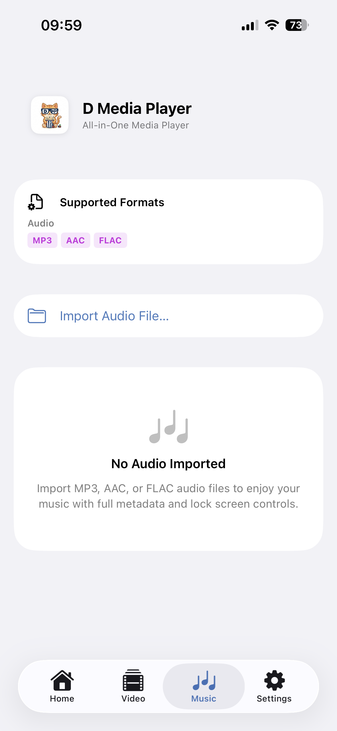 Music Player - Audio Formats